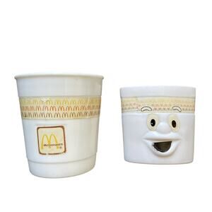 Fisher Price McDonald's Fun with Food Happy Meal Cup and Fry Container Vintage